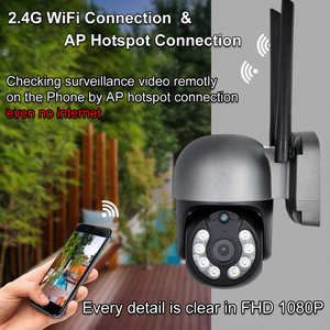Cámara de Seguridad TUYA SMART LIFE 1080p para Exteriores, Visión Nocturna, Wifi, PTZ, Tipo Domo, Color Gris - Product Image 6