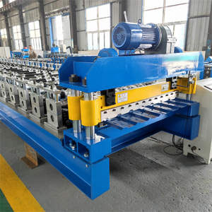 Automatische PPGI IBR <span class=keywords><strong>Panel</strong></span> Ein schicht ige Metalldach walzen form maschine Trapez dach blech Stahl ziegel herstellungs maschine - Product Image 3