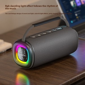 Altoparlante Portatile <span class=keywords><strong>Hifi</strong></span> Stereo con Luce LED RGB, Cassa Audio Wireless per Esterni, Viaggi e Feste, Produzione Propria - Product Image 3