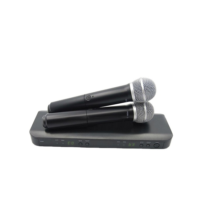 Best Selling BLX288/PG58 Dual Channel Wireless Microphone & Dual Channel Wireless Mic for Shure