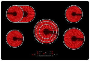 Electrodoméstico <span class=keywords><strong>de</strong></span> <span class=keywords><strong>Cocina</strong></span> <span class=keywords><strong>Vitro</strong></span>, Placa Caliente Eléctrica <span class=keywords><strong>de</strong></span> Cerámica, con 5 Quemadores, <span class=keywords><strong>de</strong></span> Infrarrojos - Product Image 2