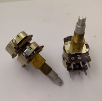 Potentiomètre double à double prise, double axe, double réglage, type ERV-12 50K