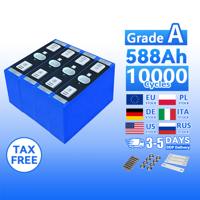 Wholesale Cornex 3.2V588Ah 628Ah Lithium Iron Phosphate LFP Cells 10000 Cycles LiFePO4 for EV Bus Solar ESS LF560K MB56