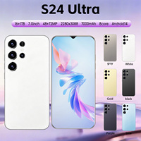 S24 Ultra 16GB 1TB Almacenamiento 5G Teléfono Celular Resistente a Golpes Pantalla OLED HD 120Hz Batería de Larga Duración Negocios Europa Escuela Venta al por Mayor