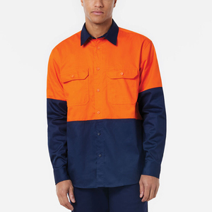 Camisa de Trabajo Industrial para Hombre, 100% Algodón, Logotipo Personalizado, Color de Moda, Manga Larga, Transpirable, de Alta Calidad - Product Image 1