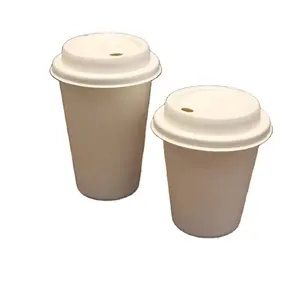 8 oz Paper Soup Cups with Lids Paper Food Bowls Kraft Ice Cream Container, To Go Soup Containers for Soups, Stews, Ice Creams