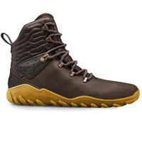 Botte de randonnée en cuir imperméable Off Road avec semelle au sol ferme pieds nus et protection thermique