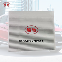 Filtre à air d'habitacle automobile de haute qualité en gros 8100422XNZ01, filtre de remplacement pour Great Wall Poer Haval F7 F7X