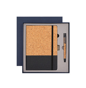 Tùy chỉnh sinh thái thân thiện nút chai vải khâu máy tính xách tay rơm lúa mì & nút chai Bìa Chất lượng cao daolin giấy A5/A6 cho quà tặng doanh nghiệp - Product Image 6