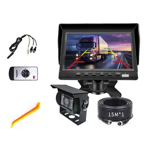 New Wireless Quad Monitor Rear View System Truck Rearview Camera System Digital Wireless Backup Camera