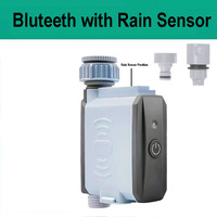 Contrôleur d'irrigation automatique WiFi Bluetooth à diaphragme, minuterie à distance par smartphone, électrovanne 12VDC/24VDC, bleu 3/4 pouces