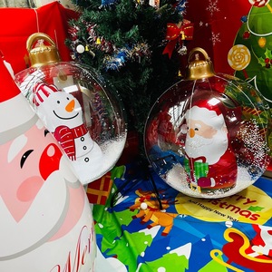Inflatable Christmas Balls 60Cm Printed Outdoor Holiday Yard Decorations - Product Image 3