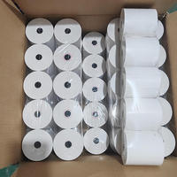 Papel Térmico para Facturas de Alta Calidad, 50gsm, 80x80mm, Secado Rápido, Anti-Decoloración, para Oficina, Negocios y Puntos de Venta