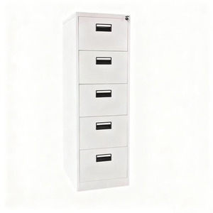 Armoire à dossiers à tiroirs, armoire à dossiers en acier, armoire à dossiers verticale, armoire métallique à 5 tiroirs, armoire à données - Product Image 1
