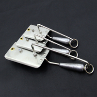 Planche de planage de pêche en mer profonde Selco en acier inoxydable noir, robuste, pour la pêche en bateau, séparateur d'eau pour saumon et marlin