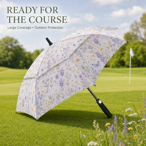 Parapluie de golf en gros 54 60 68 72 pouces, parapluie coupe-vent personnalisé avec logo pour la pluie et le soleil, équipement de pluie robuste pour l'extérieur - Product Image 4