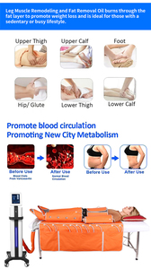 Máquina de Presoterapia 3 en 1 para Drenaje Linfático, Terapia Térmica de Infrarrojos Lejanos, Reafirma la Piel y Remodela la Silueta de Brazos, Abdomen y Piernas - Product Image 6