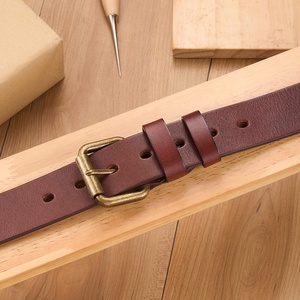 Vendita diretta in fabbrica cintura di lusso in pelle <span class=keywords><strong>italiana</strong></span> firmata cintura <span class=keywords><strong>accessori</strong></span> moda 100% pelle di vacchetta cintura - Product Image 4