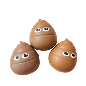 Produit phare : Jouet anti-stress amusant et parodique en TPR, à modeler, avec fonction musicale, en forme de caca, pour la décompression et les farces. - Product Image 1