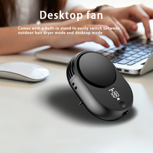 Mini Ventilador Enfriador de Aire USB Recargable con Humidificador y Pantalla Digital, Ventilador Portátil - Product Image 3