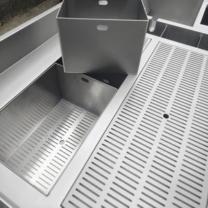 Station de travail de barman personnalisée Lanxin, bar à eau, acier inoxydable commercial, équipement de bar à cocktails personnalisé, station de travail - Product Image 4