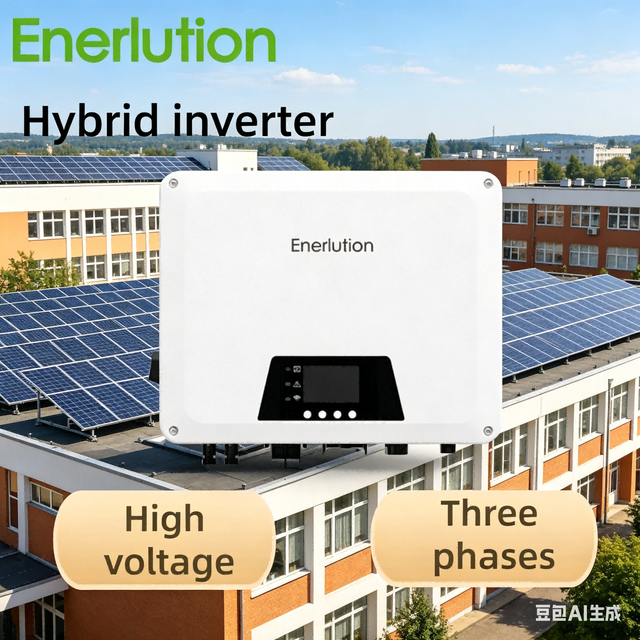 Safe & Stable Enerlution 15KW High Frequency Inverter Three Phases Off Grid Solar System