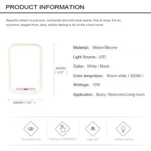 SKD Sunsir lampe de lecture carré USB rechargeable Table lampe de bureau moderne décoratif chevet lampe - Product Image 5