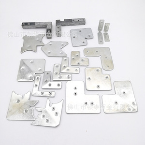 Supports d'angle en aluminium Autonomy 62x41x2mm, connecteurs en forme de L pour quincaillerie de porte d'armoire - Product Image 5