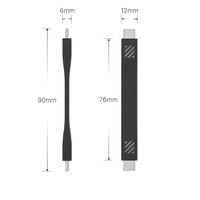 OEM USBC à USBC mâle haute vitesse FPC câble transfert de données vente chaude charge rapide PVC veste tresse pour téléphone caméras vidéo 06
