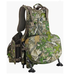 Gilet de chasse camouflage personnalisé avec tabouret pliable, respirant, en tissu Oxford, pour hommes, utilisation en extérieur - Product Image 4