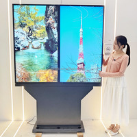 Pantalla LCD para Interiores/Exteriores 4K Android, Tablero de Menú Digital, Publicidad, Exhibición, Soporte de Exhibición, Señalización y Pantallas Totem IP66 55, TV Táctil