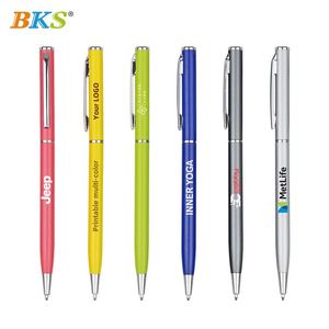 Bolígrafo Metálico Empresarial, Delgado, de Calidad, para Regalos, Publicidad de Oficina, Personalizable con Logotipo, Tinta Negra Multicolor, Moderno - Product Image 6
