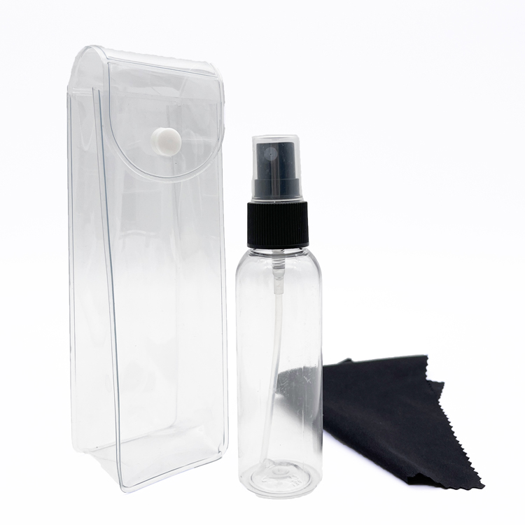 Bolsa de spray + paño + PVC