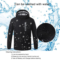Veste auto-chauffante à batterie rechargeable 5v avec contrôle de température pour la chasse d'hiver