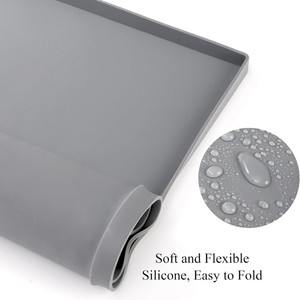 Nouvelle housse de protection en caoutchouc silicone pour lave-linge et sèche-linge, imperméable, lavable, antidérapante, anti-poussière, tapis de protection supérieur pour sèche-linge - Product Image 2