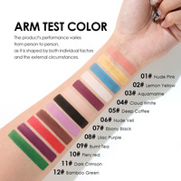 Rouge à lèvres en velours personnalisé avec logo OEM pour Halloween, pour le corps et le visage, unisexe, longue tenue, imperméable, hydratant, cosmétiques d'Halloween