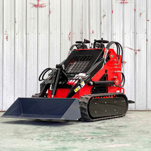 मुफ्त शिपिंग उच्च गुणवत्ता वाले छोटे स्किड स्टीड लोडर सुपर सस्ता चीन मशीनरी व्हील स्केड लोडर स्किड स्टीड - Product Image 1