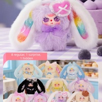 Set Completo de 12 Cajas Misteriosas de Peluches de Conejitos Kawaii, Caja Sorpresa de Juguetes de Conejitos con Tres Bolsillos, Escala 1/12, Para Mayores de 14 Años