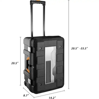 LX-011 Vente directe usine – Coffret à outils portable 162 pièces avec roulettes, clés à douilles métriques et outils de quincaillerie