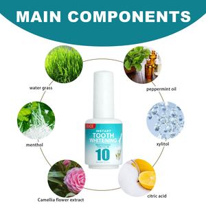 EELHOE Blanchiment des dents naturel Élimine les taches de fumée Mauvaise haleine Nettoie le tartre <span class=keywords><strong>Anti</strong></span>-précipitation <span class=keywords><strong>pigmentaire</strong></span> Soins bucco-dentaires Laque dentaire - Product Image 4