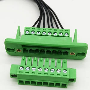 381mm 8Pin Blok Terminal Sekrup yang Dapat Dilepas dengan Kabel Sambungan dan Blok Terminal - Product Image 3