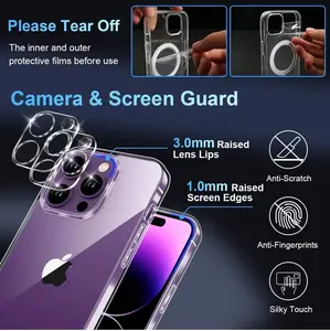 Amazon 5 In 1 3 Pack 630 Graden Case Vriendelijk Gehard Glas Camera Schermbeschermer Voor Iphone 13 14 Pro Max S23 S23u