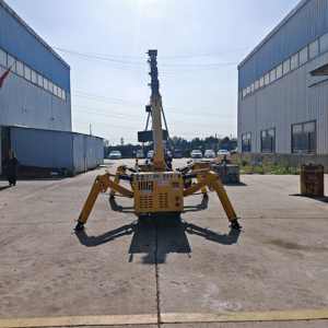 טלסקופי בום זחילה מנוף 3טון דיזל כל שטח שטח העכביש גגור עמיד גומי מסלול הרמת מקסימום 10 מ 'העכביש - Product Image 5