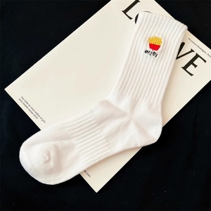 Autumn Winter Men's Pure Cotton Crew Length Knitted <strong>Socks</strong> New Embroidered Odor-Resistant Seamless <strong>Socks</strong> Body Popular Long <strong>Socks</strong> - Product Image 3
