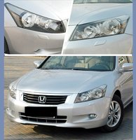 Pour Honda Accord 2008-2013 8ème génération, couvercle de lentille de phare avant, coque transparente de remplacement pour phare halogène xénon, pièces en plastique PC