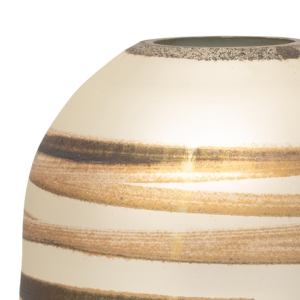 Vaso in vetro con motivo ad anello, vaso decorativo per fiori, per soggiorno, decorazioni per la casa, libreria, camera da letto, ufficio - Product Image 5