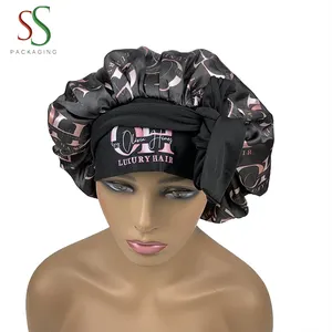 Custom Silk Bonnet Long With Tie Bonnet With Tie Strings