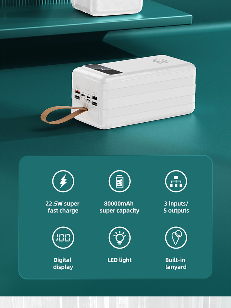 Gadgetoo Remax Rpp-266 Hunergy Series 22.5W Qc+Pd Fast Charging Powerbank(With Led)