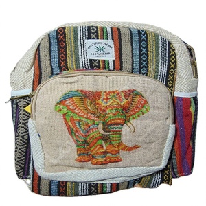Eco-Friendly Stylish Canvas Waterproof <b>Laptop</b> <b>Backpack</b> Geometric Pattern Spacious Compartments Padded Support Unisex - Product Image 1