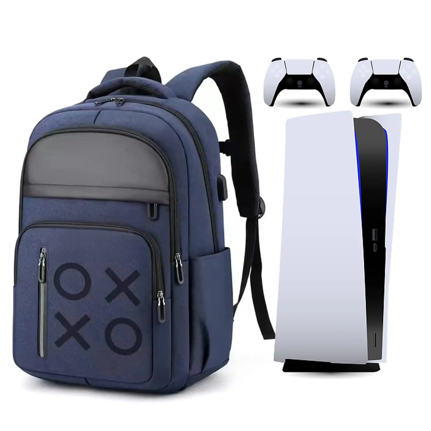 Дорожная сумка, чехол для игровой консоли, сумка для переноски, сумка для хранения, совместимая с PS5 Xbox серии